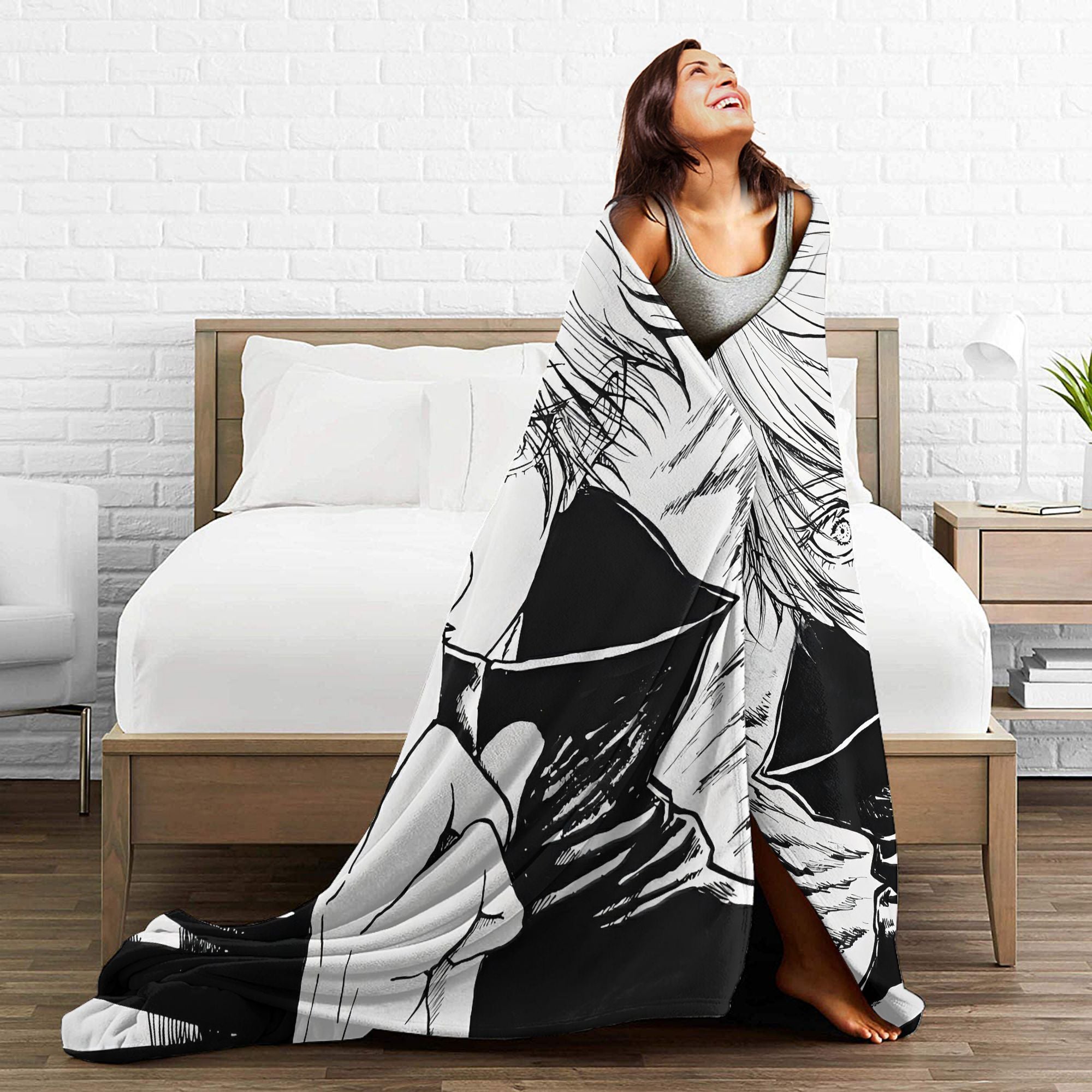 Soft Flannel Throw Blanket Cozy Warmth for Couch Bed Travel and Home Decor