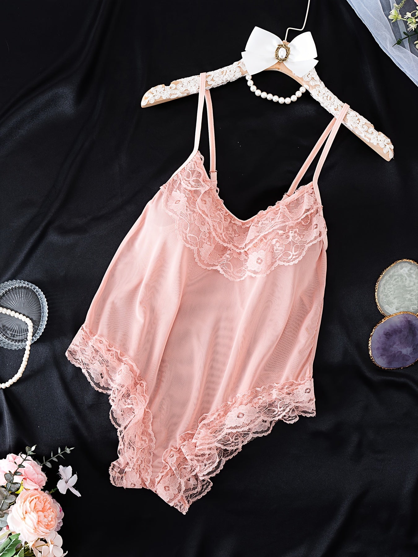 Women’s Peach Body Suit with Sexy Fit and Comfortable Material