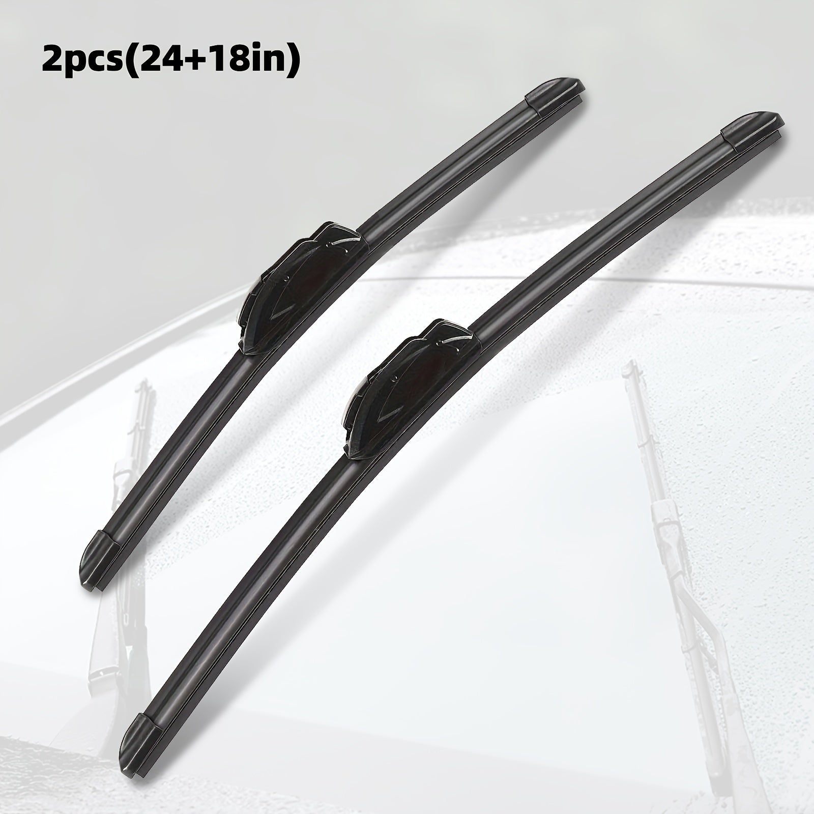 Universal J-Shaped Windshield Wiper High Quality Boneless Second Gen
