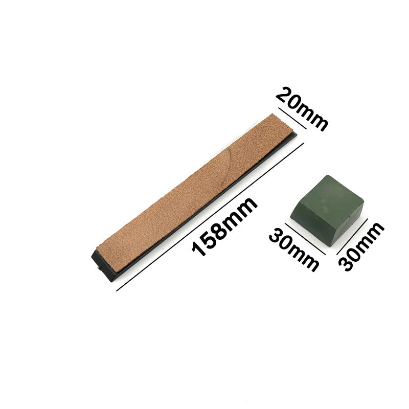 3-4 dona olmos pichoq silliqlash uchun to'plam, qum toshlari, burchak qo'llanma va silliqlash asbobi bilan