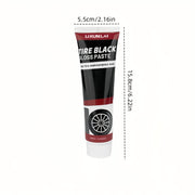 Tire Black Gloss Paste for Cars Motorcycles Bicycles Long-Lasting Shine