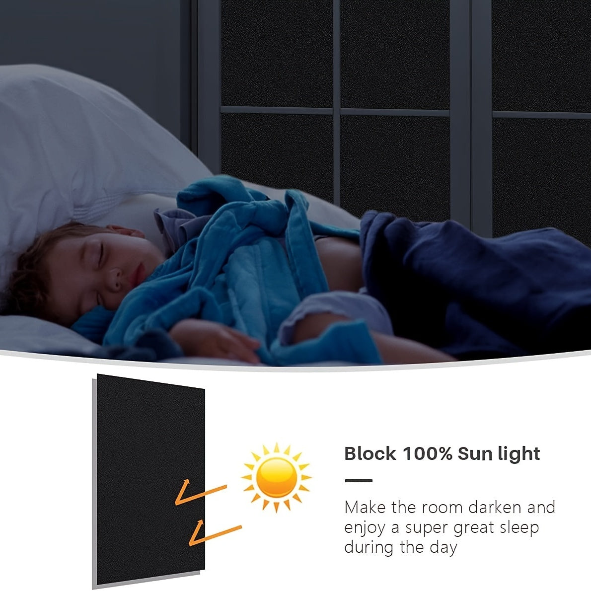 Película de vidrio esmerilado para ventanas, privacidad, oscurecimiento, aislamiento térmico, sin pegamento, fácil de aplicar