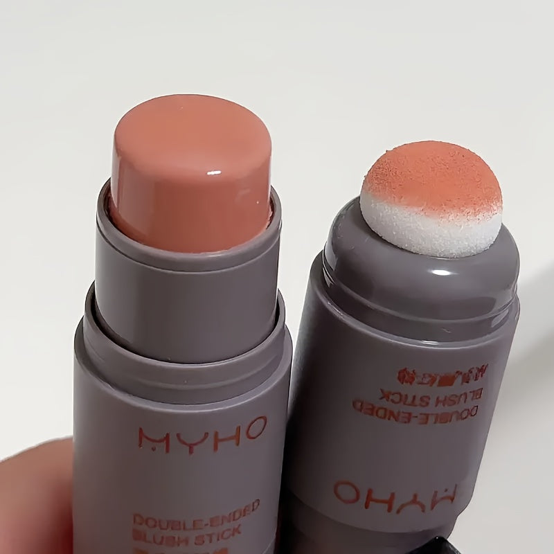 Long-Lasting Dual-Use Matte Blush Stick for Cheeks and Lips