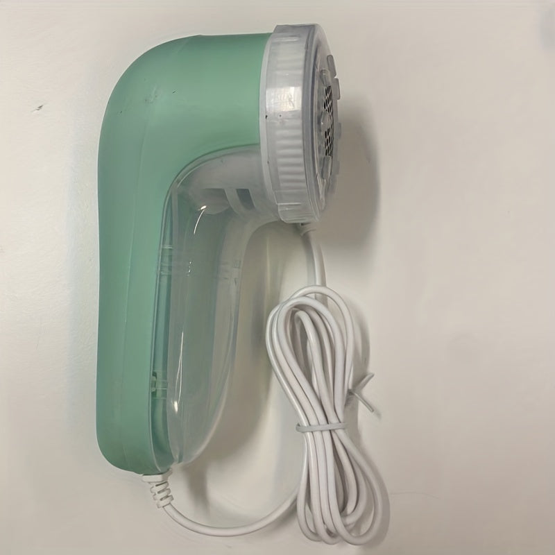 Clothing Lint Remover USB Rechargeable with Three-Leaf Blade Spring Green