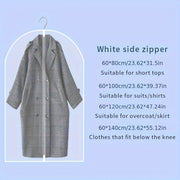 Transparent PEVA Garment Bag with Hanging Hook for Suit Dress Coat Storage