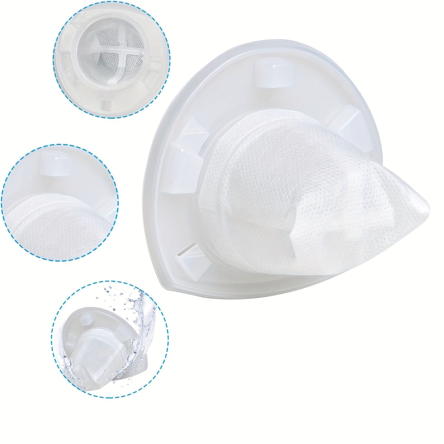 Black & Decker Dustbuster simsiz changyutgich uchun filtrni almashtirish - CHV1410L, CHV9610, CHV1210, CHV1410, CHV1410B, CHV1510 va BDH2000L modellari uchun mos keladi.