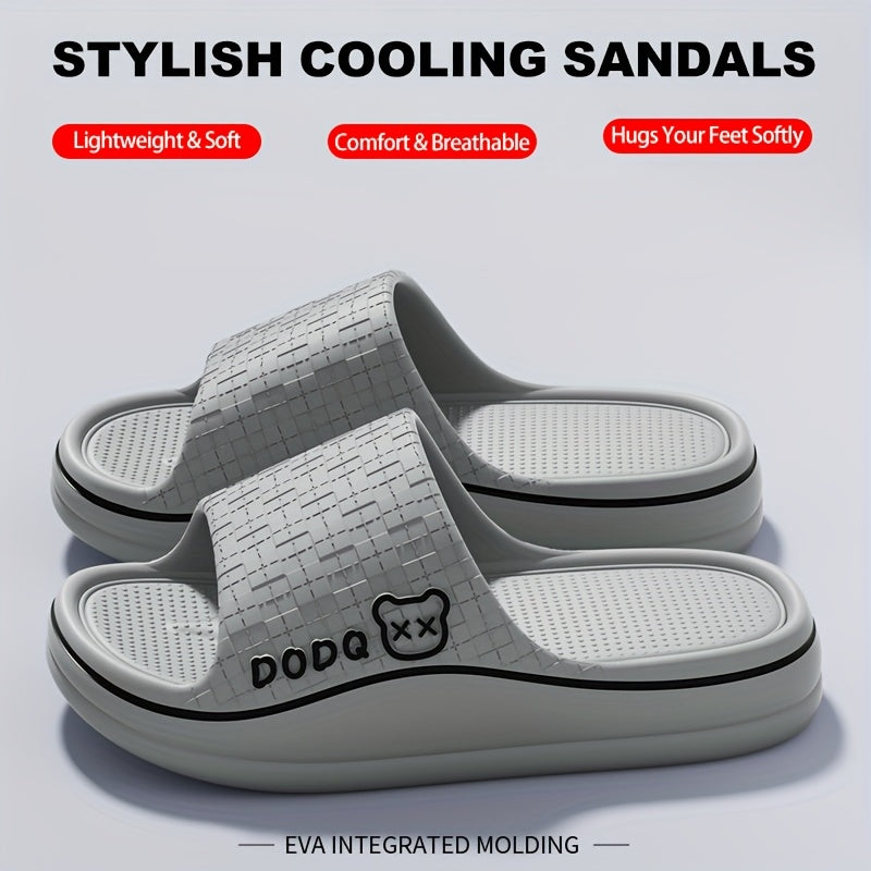 Women's EVA Slide Sandals Open Toe Pink Blue Non-Slip Indoor Outdoor