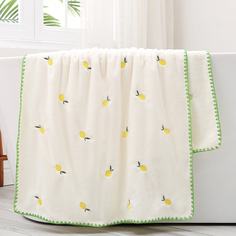 Набор полотенец Peach Lemon, впитывающий влагу, для волос, склонных к выпадению, водопоглощающий