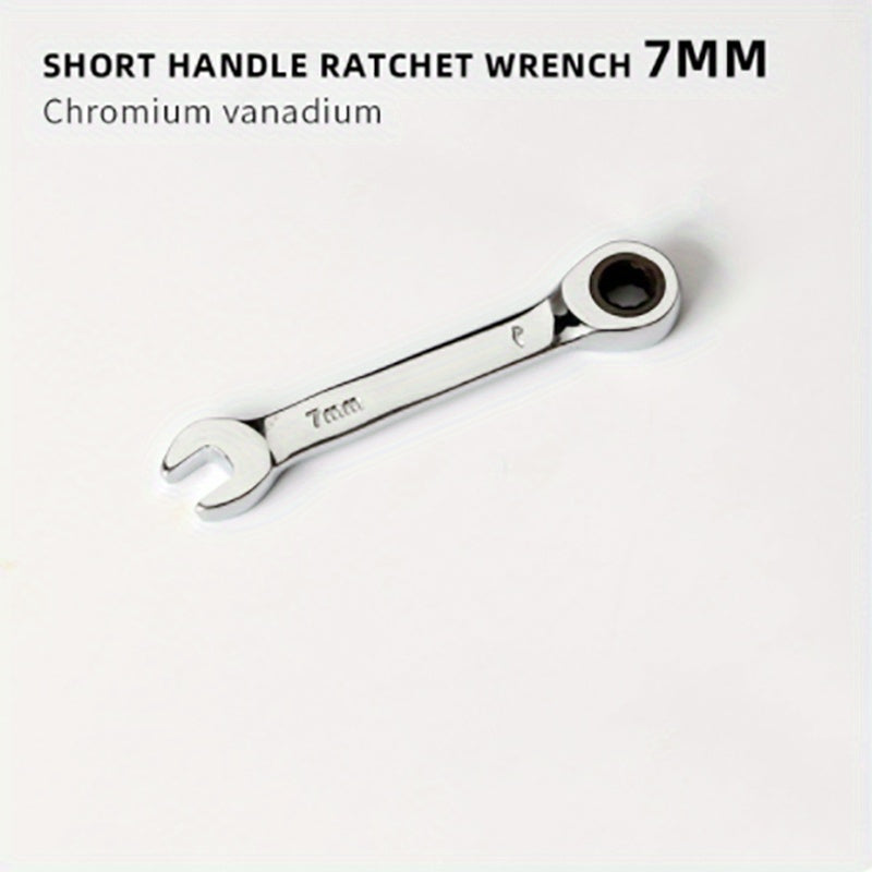 Reversible Combination Wrench 6mm-19mm Ratchet Socket Spanner Tool