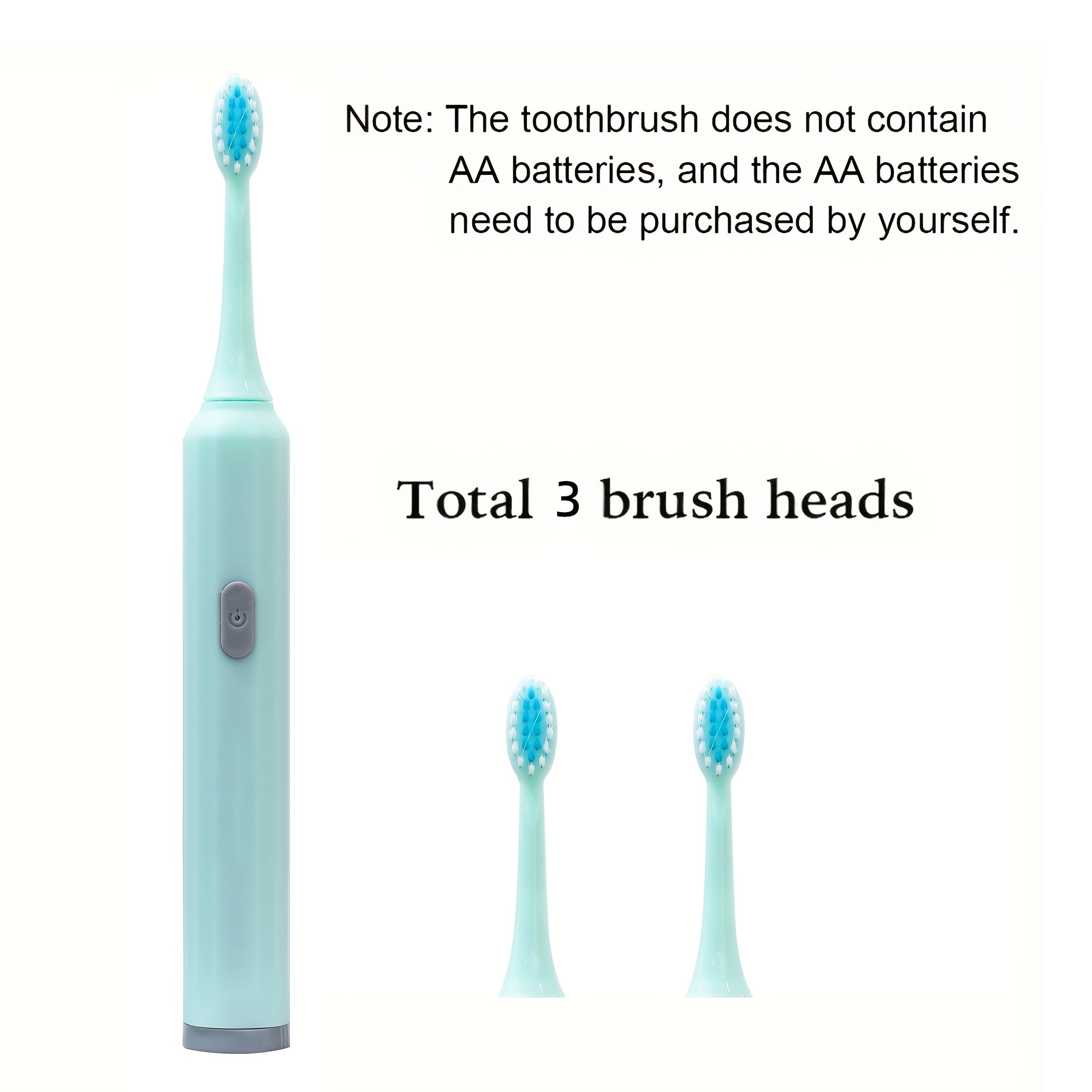 Unisex Soft Brush AA Battery Powered Portable Personal Care Tool