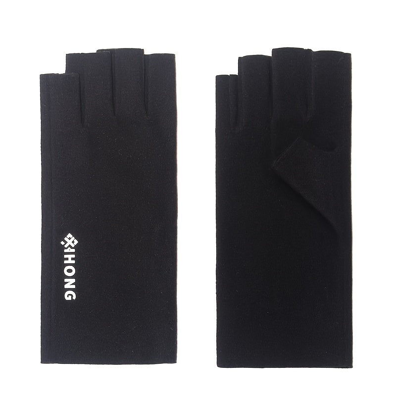 Women's Touchscreen Half Finger Gloves Soft Warm Elasticity