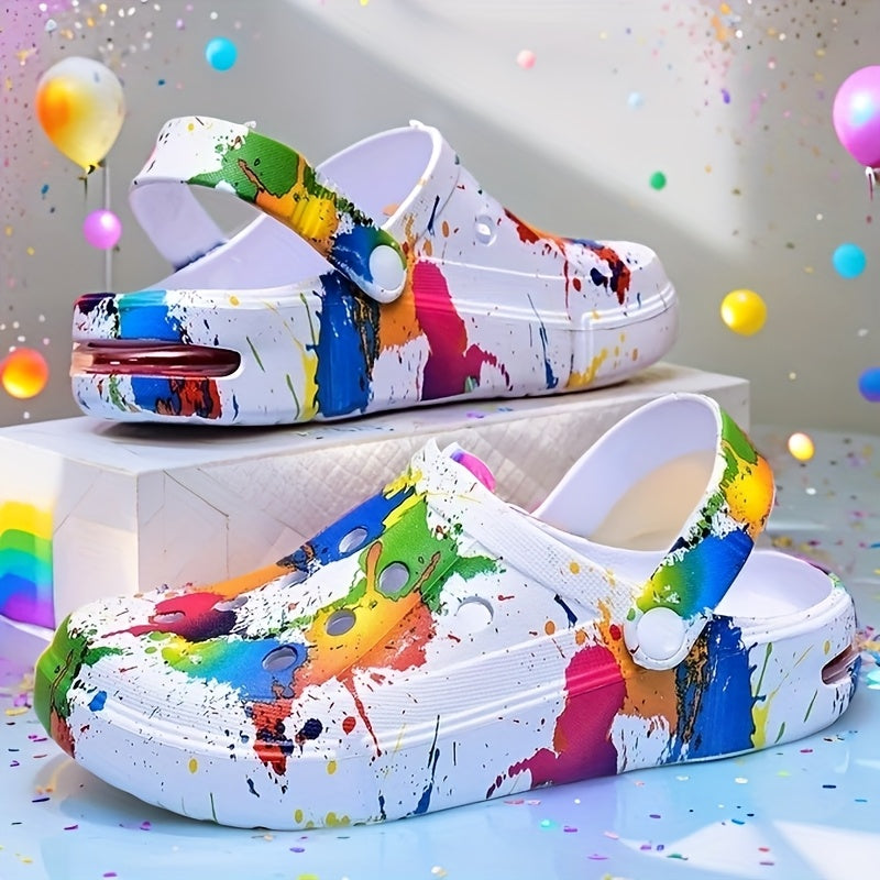 Women's Slip-On Sneakers Ink-Jet Printed Lightweight Casual Shoes