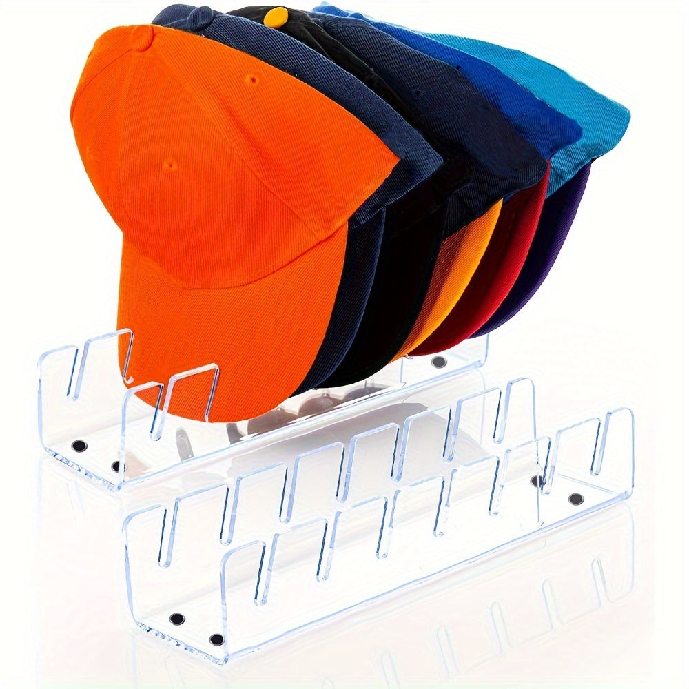 Perchero para gorras de béisbol, soporta hasta 7 gorras, organizador de armario, almacenamiento en la cómoda