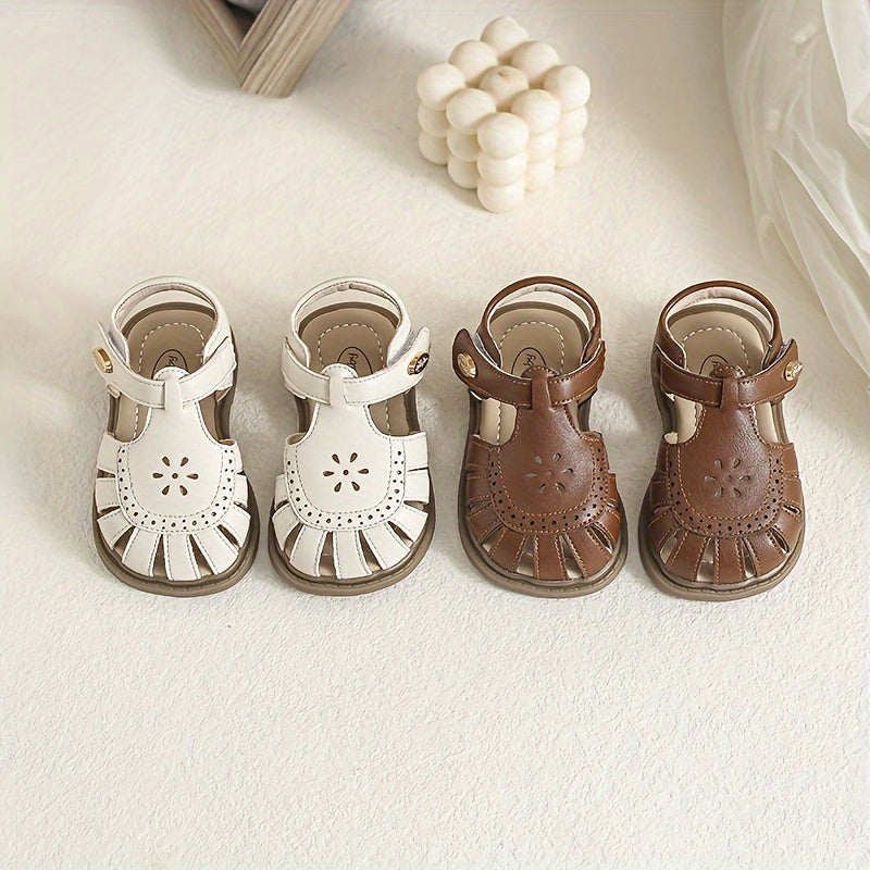 Kichkina qizlar uchun sandallar, toʻliq rang, bahor va yoz, yengil, qulay, chaqaloq poyabzali