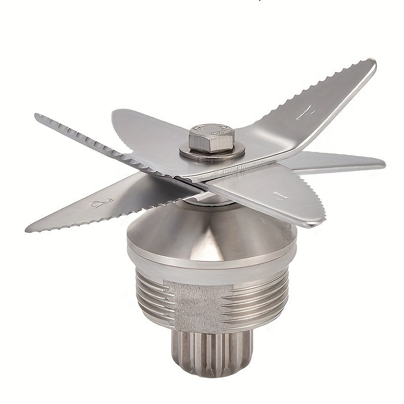 Smoothie va muz maydalash uchun 6 ta zanglamaydigan po'lat va silikondan iborat blender pichog'lari to'plami