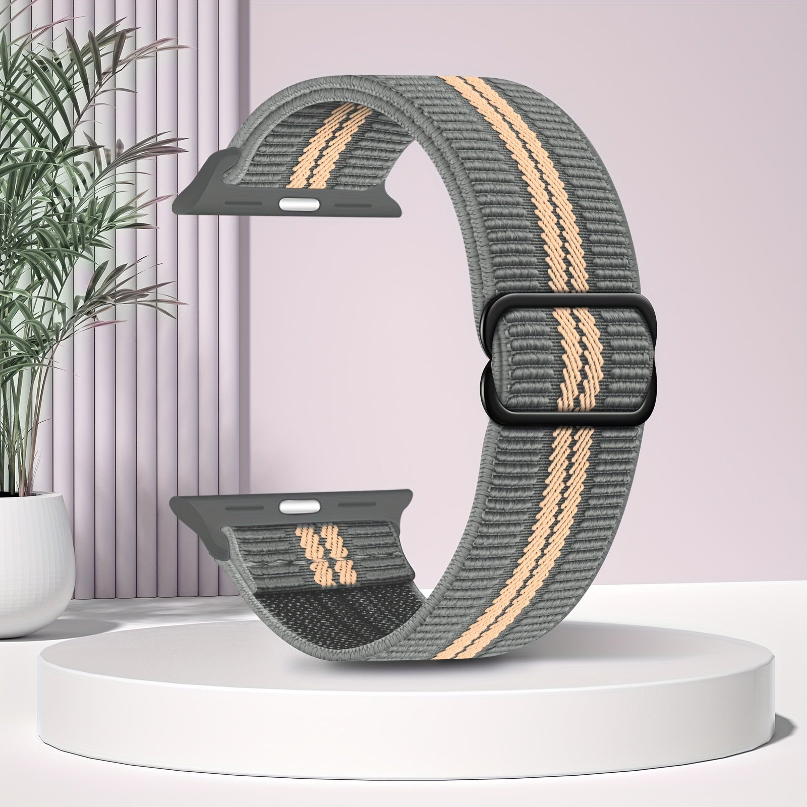 Nylon Woven Smartwatch Bands for Apple Watch Water-Resistant Adjustable Breathable Soft