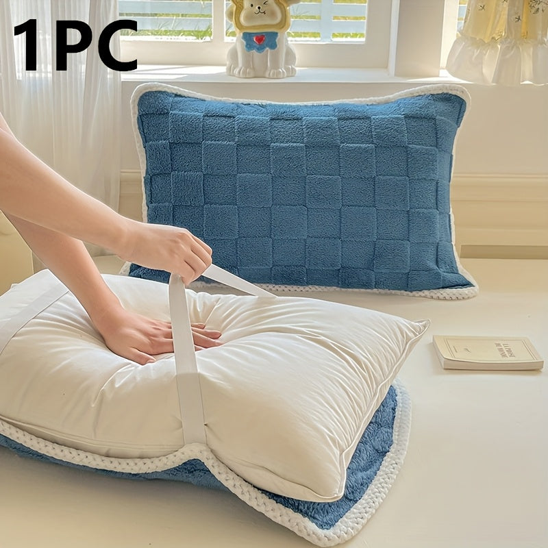 Waterproof Pillow Protector Single Pack 48x78 cm Woven Taffeta Machine Washable
