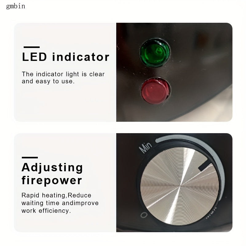 12-Inch Electric Crepe Maker Non-Stick Aluminum Coating 220-240V Home Crepe Pan