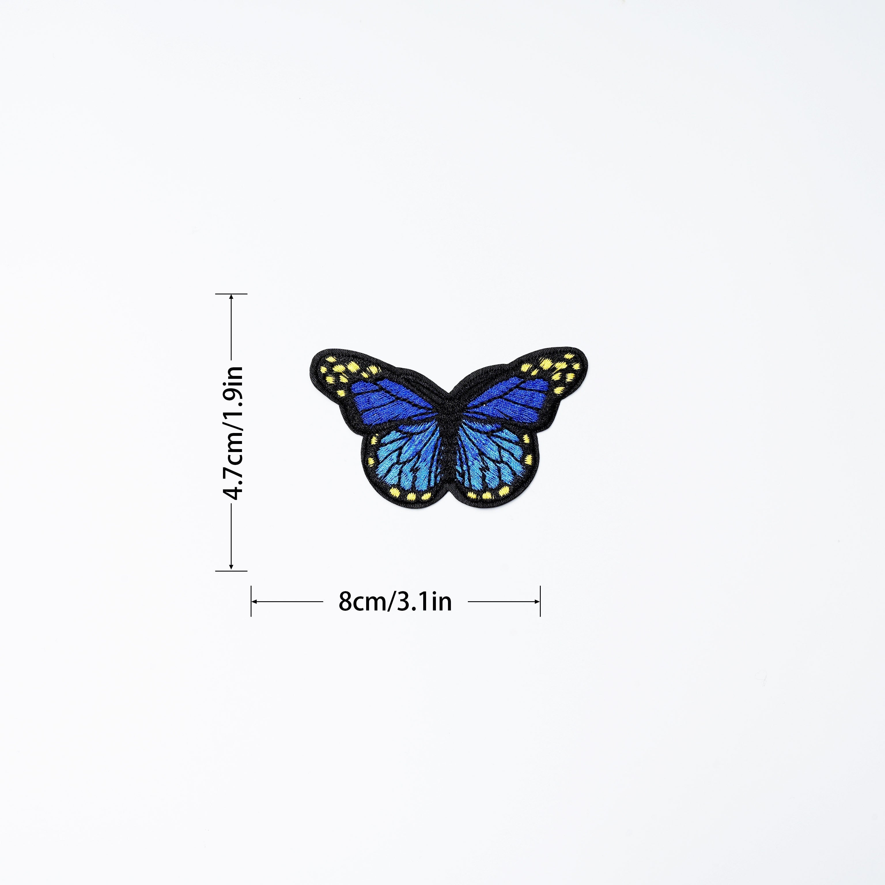 Ironing Cloth Patches Set 42pcs Embroidery Designs for Girls Sunflower Chrysanthemum Butterfly