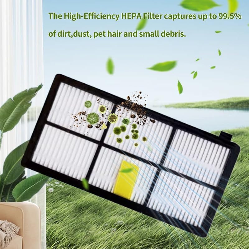 12-Pack HEPA Filters for Robot Vacuum Cleaners Compatible with 800 900 Series
