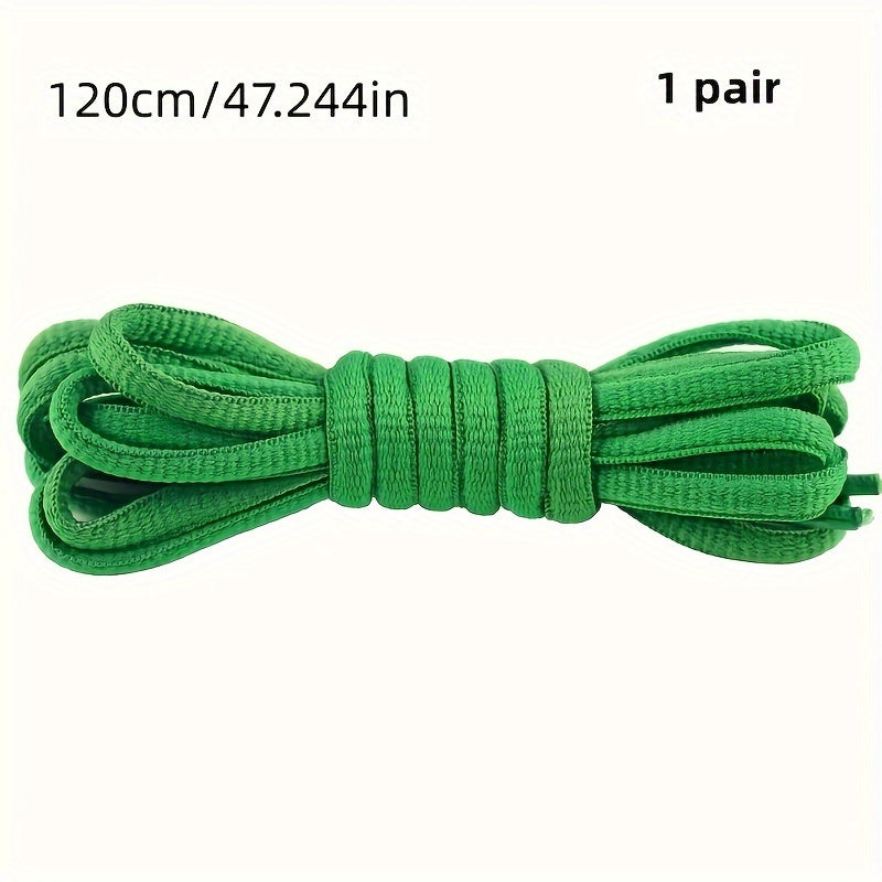 Unisex Classic Nylon Half Round Shoelaces for Sneakers 100cm-120cm