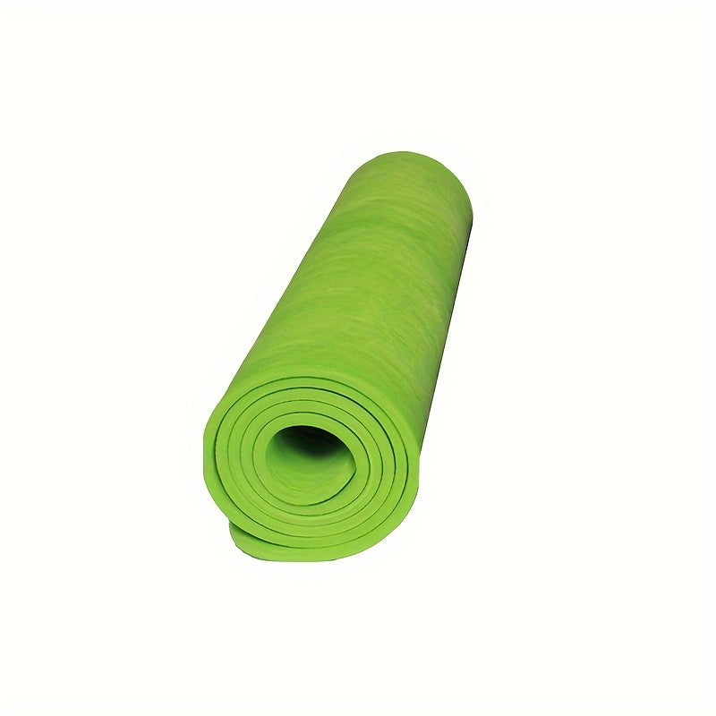 EVA esterilla de yoga camuflaje antideslizante, absorbente de sudor, resistente a golpes, ligera, azul y púrpura