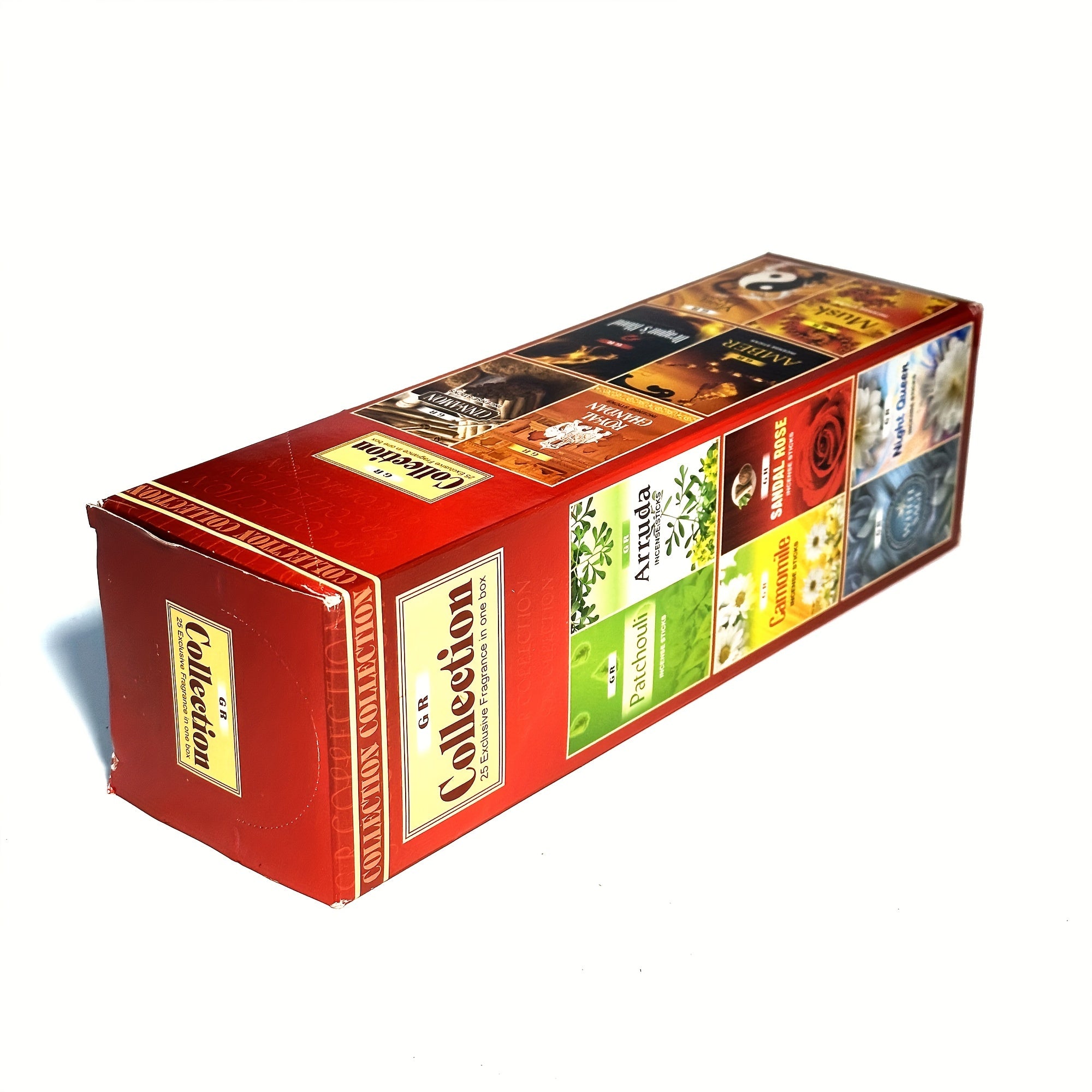 25pcs Incense Sticks Aromatic Bamboo Variety Pack for Meditation and Air Freshening