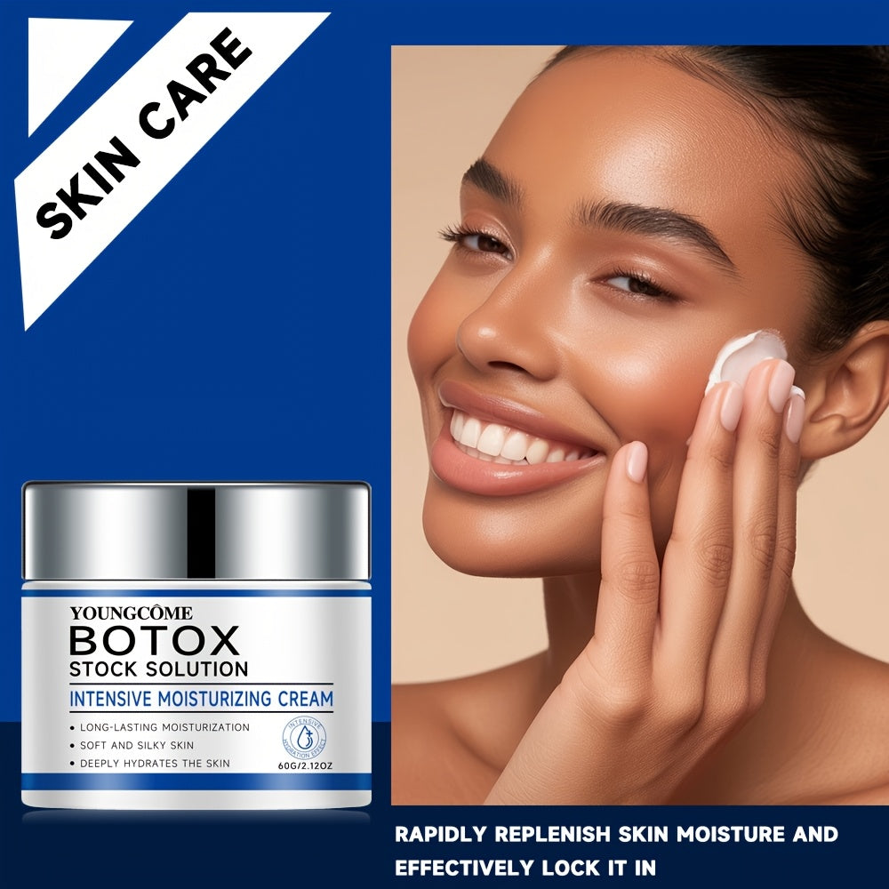 Set de crema facial reafirmante y hidratante para mujer y hombre con ácido hialurónico y vitamina C