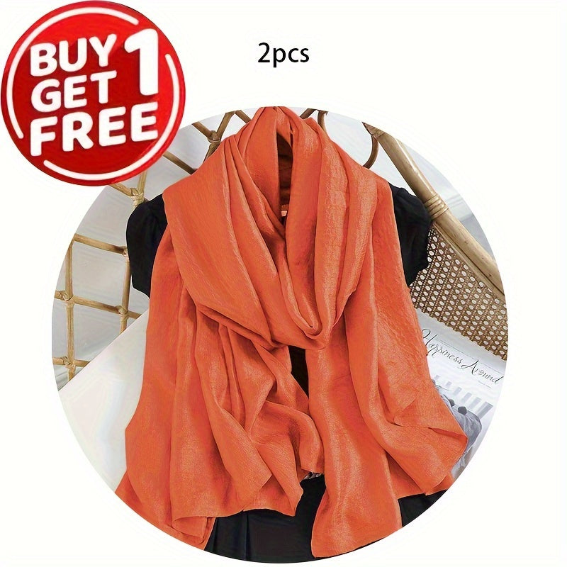 Ayollar uchun engil chiffon sharf, quyoshdan himoya, plyaj sochiq, yozgi aksessuar