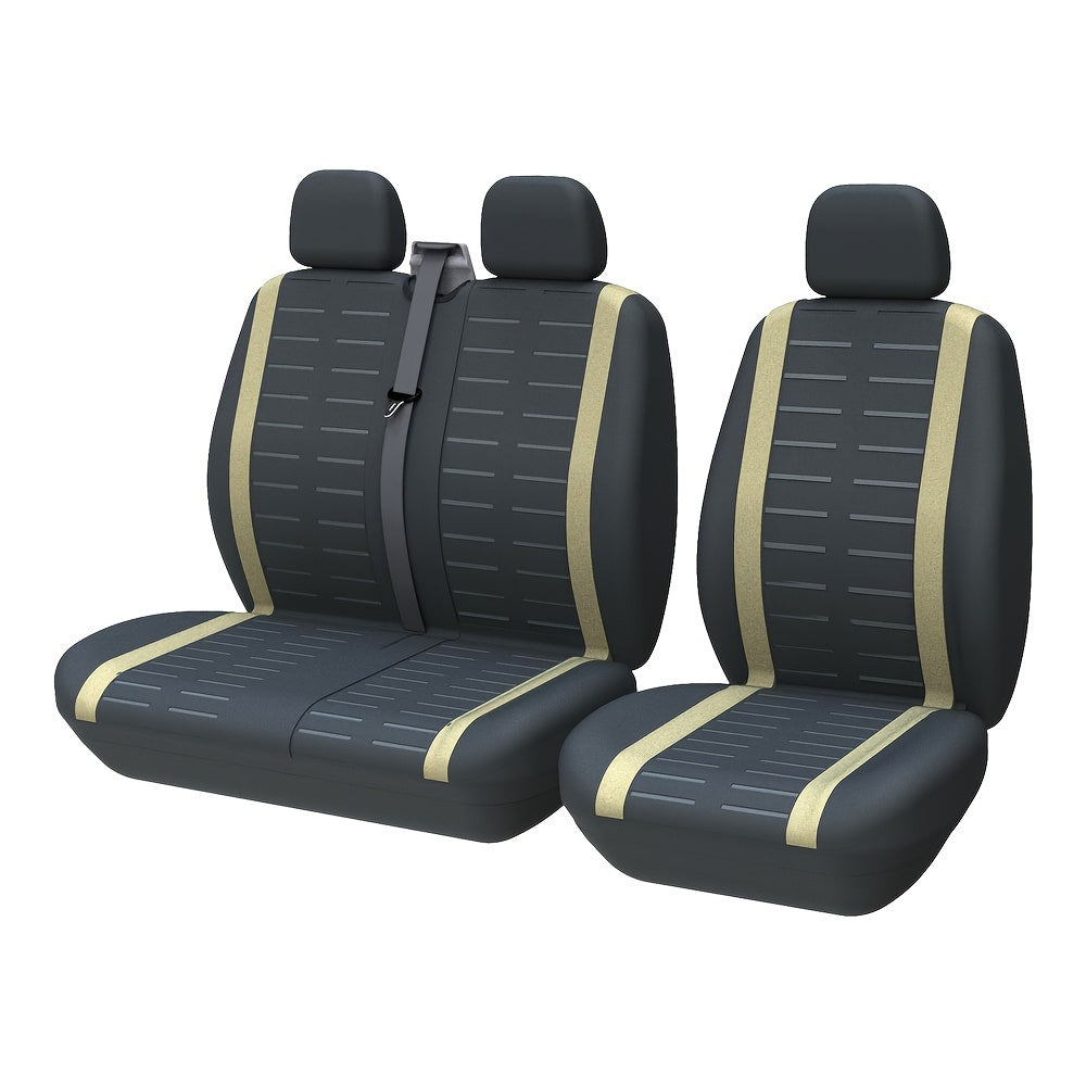 Universal Truck Van Bus Front Seat Cover Waterproof Durable Black