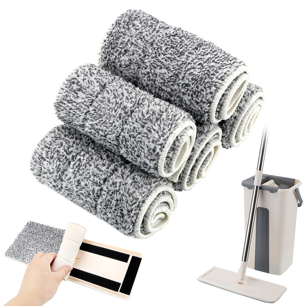 Uy tozalash mopi almashtirish pad to'plami 4 dona yuviladigan spray mop padlari va 6 dona almashtirish mikrofiber padlarini o'z ichiga oladi. Oson tozalash uchun chang olib tashlash matosi mavjud. Samarali uy tozalash uchun mop aksessuarlari.