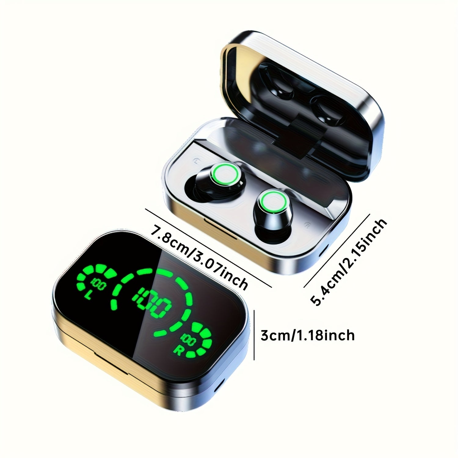 Wireless Earbuds with Charging Case Stereo In-Ear Sports Waterproof Non-Waterproof