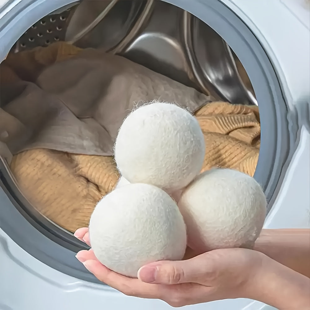 3 Pack Laundry Dryer Balls Reusable Fabric Softener Alternative Clothes Dryer Aid