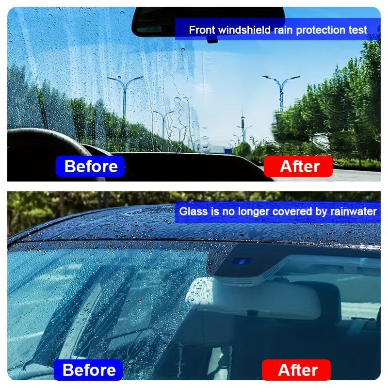 Car Glass Cleaner Rainproof Anti-Fog Polishing Degreasing Heavy Spot Removal