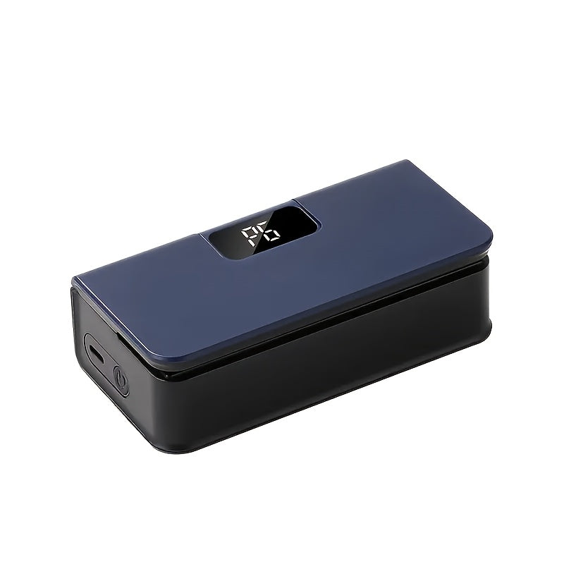 Mini Snack Sealer Portable USB Rechargeable with Digital Display for Home Travel