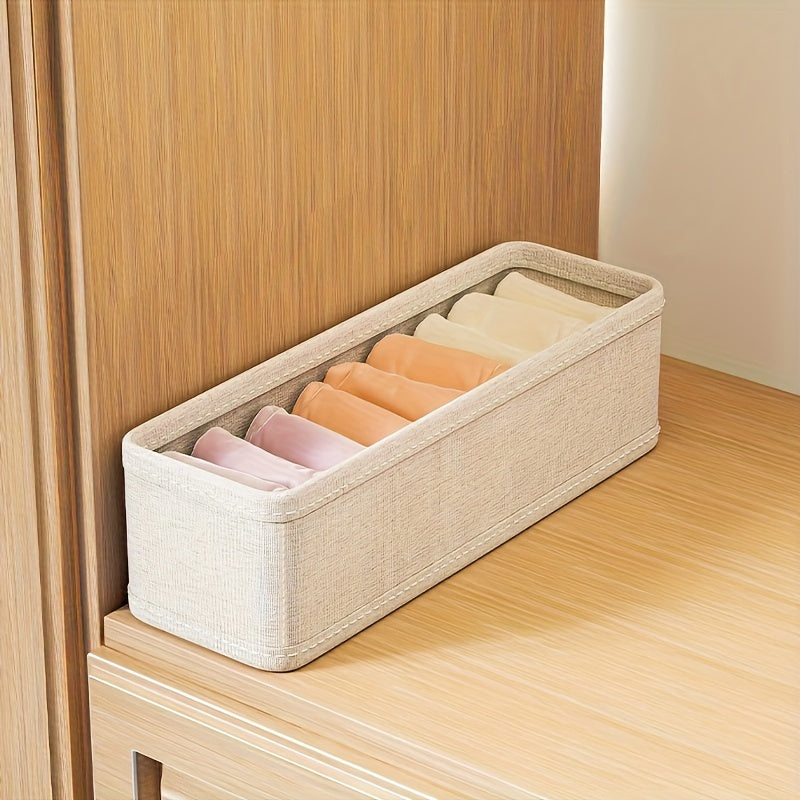 Foldable Storage Organizer for Socks Underwear Ties Belt Wardrobe Closet