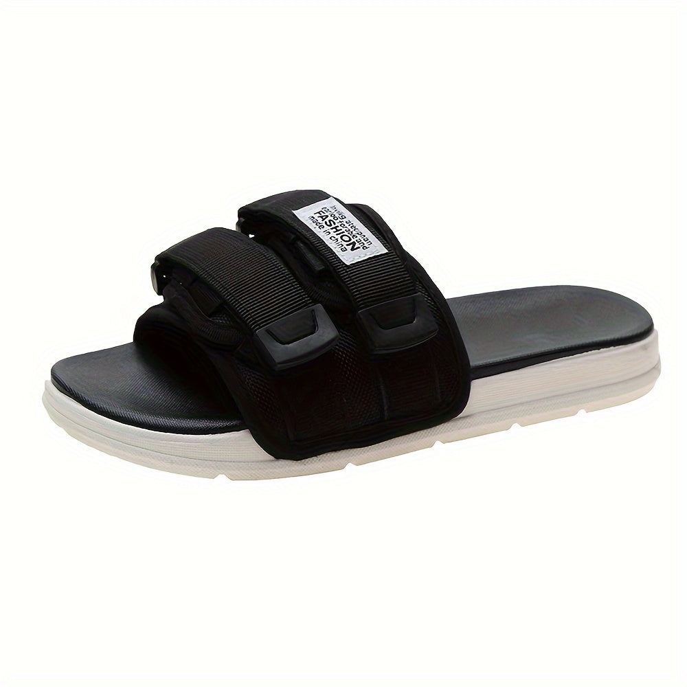 Zapatillas abiertas para hombre, transpirables, suela de goma antideslizante, casuales para verano