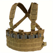 Durable Nylon Chest Rig with MOLLE Pouch for Hunting and Airsoft