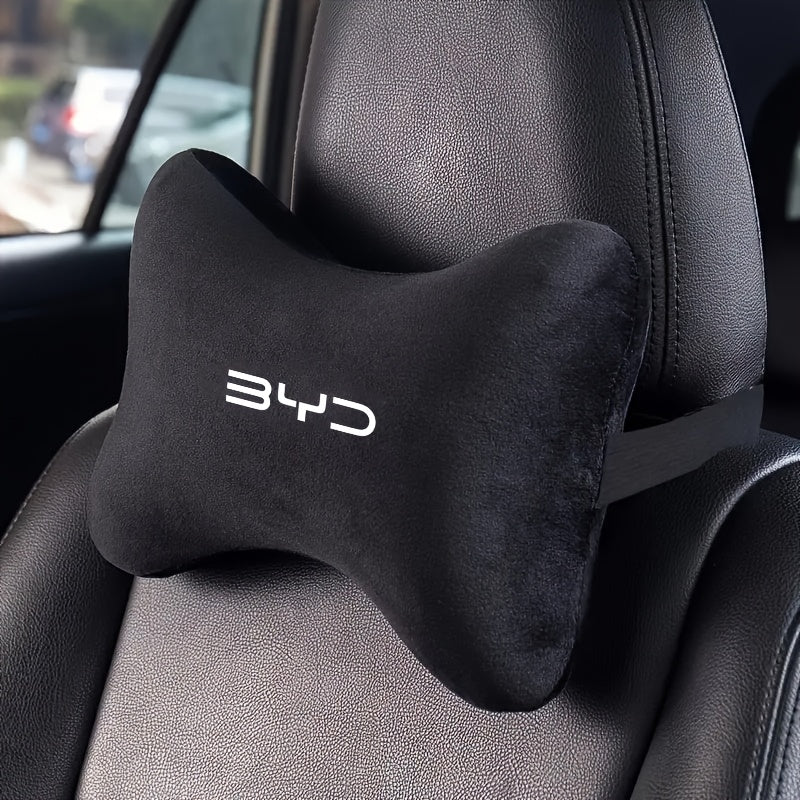 Unisex Soft Fiber Neck Pillow Breathable Travel Cushion for Cars