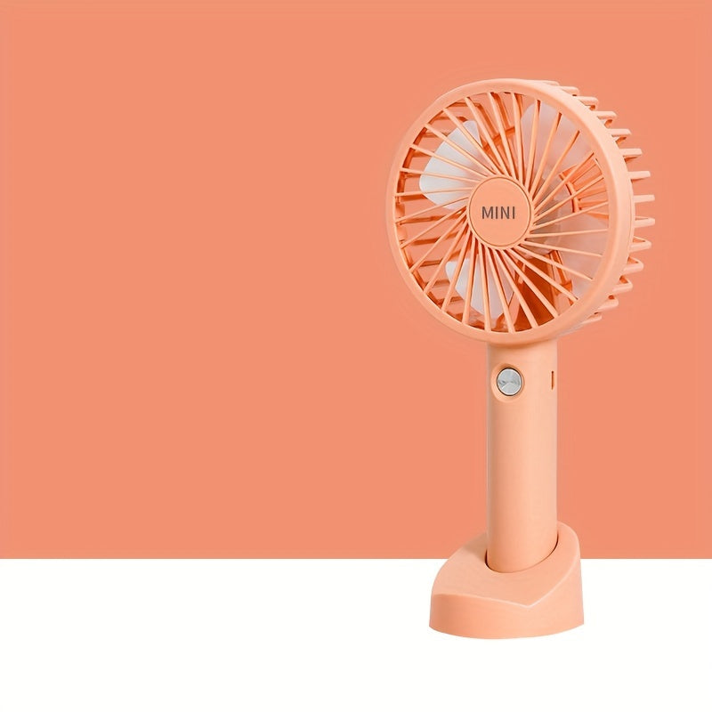 Rechargeable Portable Handheld Fan with Wearable Design for Indoor Outdoor Use