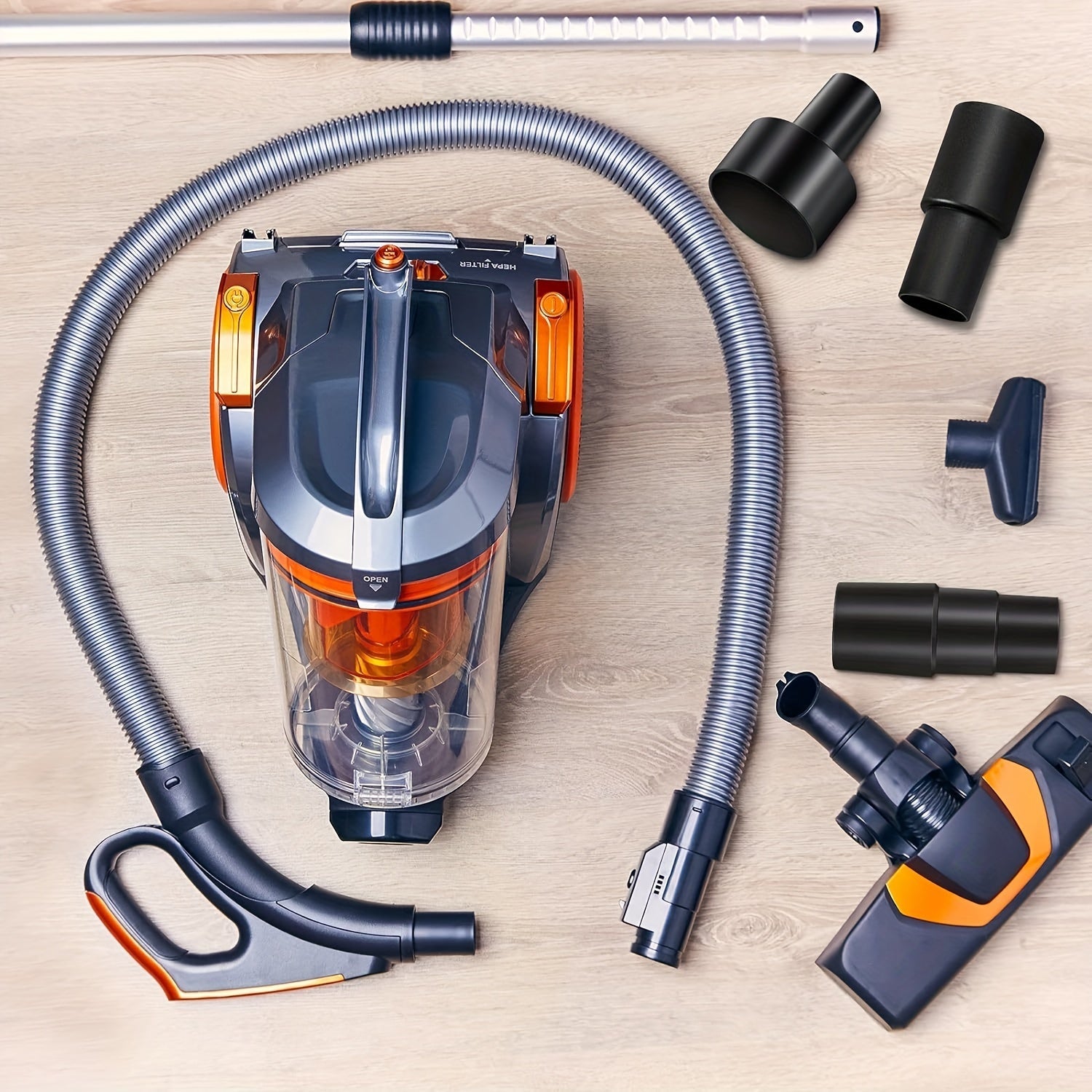 Kit de adaptadores para manguera de vacío con reductores para aspiradora húmeda y seca, de 2-1/2 a 1-1/4 pulgadas