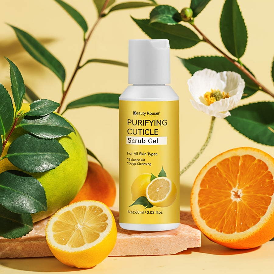 Lemon Aloe Facial Exfoliant for All Skin Types 60ml Hydrating Gentle Scrub