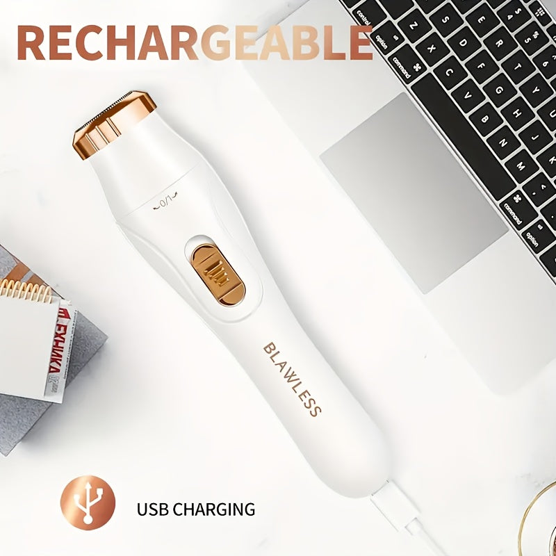 Портативный 3-в-1 электробритва для лица, носа, бровей, бороды, рук, ног, подмышек, бикини