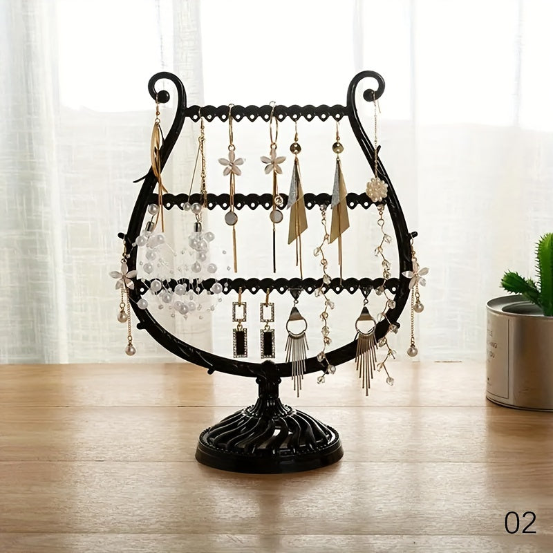 Jewelry Display Stand for Necklaces Earrings and Bracelets Wooden Home Decor Gift