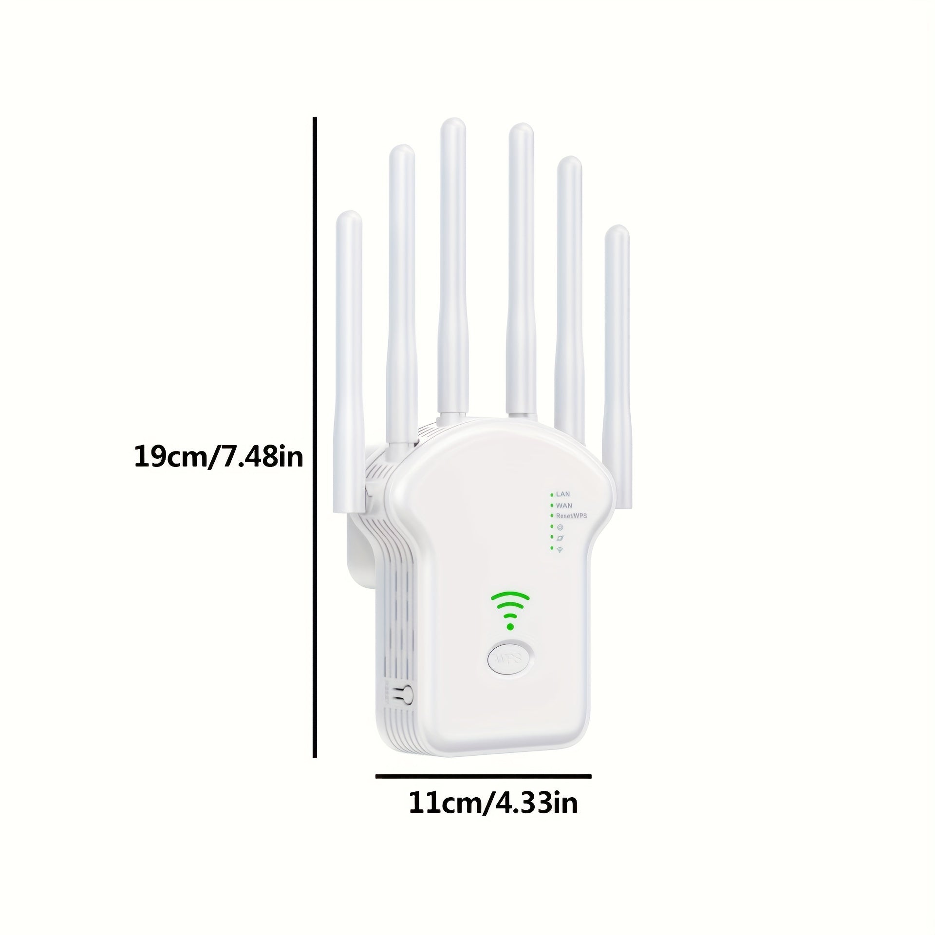 1200Mbps Wi-Fi Extender Dual Band Signal Booster for Up to 35 Devices