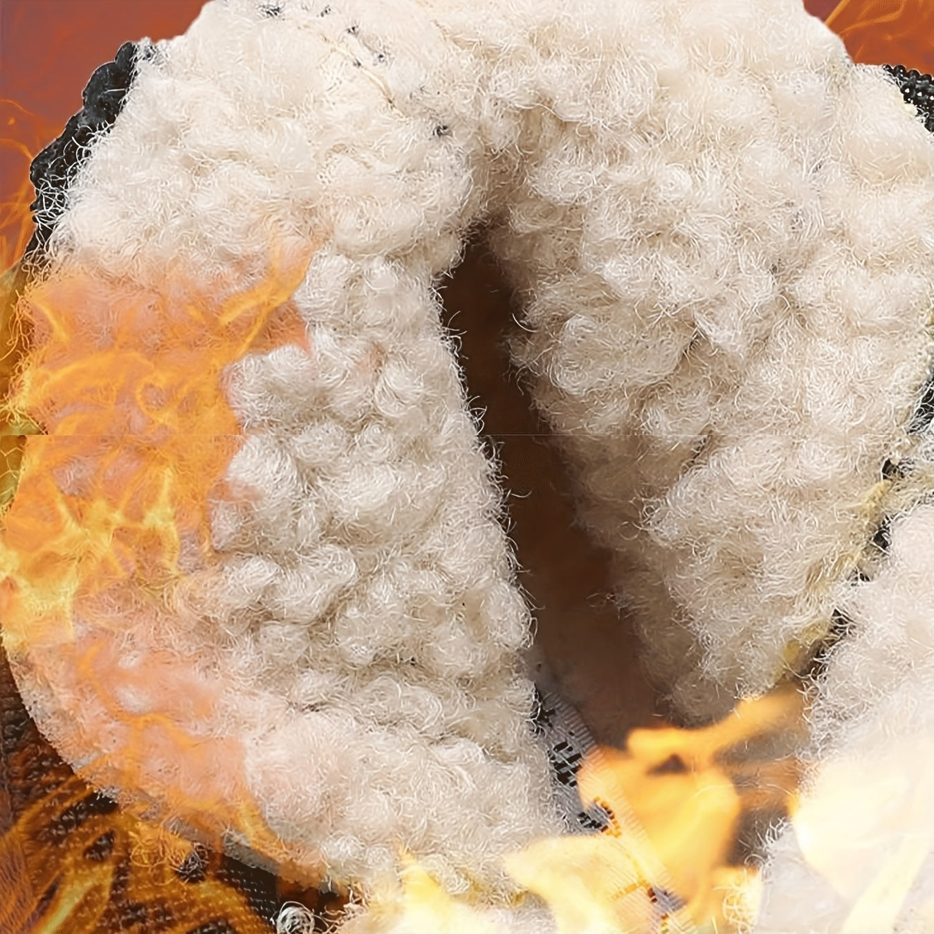 Women's Short Velvet Winter Boots Flat Non-slip Warm Shoes