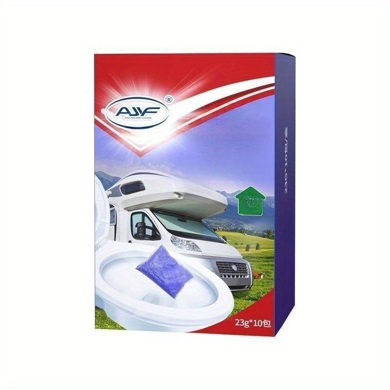 10 Pack RV Black Water Tank Enzyme Treatment Septic Tank Deodorizer