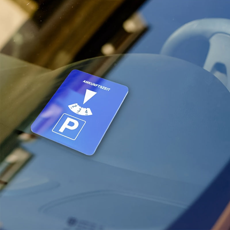 Digital Parking Timer Card Electronic Parking Sign Durable Plastic Car Accessory