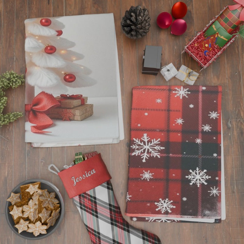 Christmas Kitchen Towels Set 18x66cm Merry Christmas Festive Decor