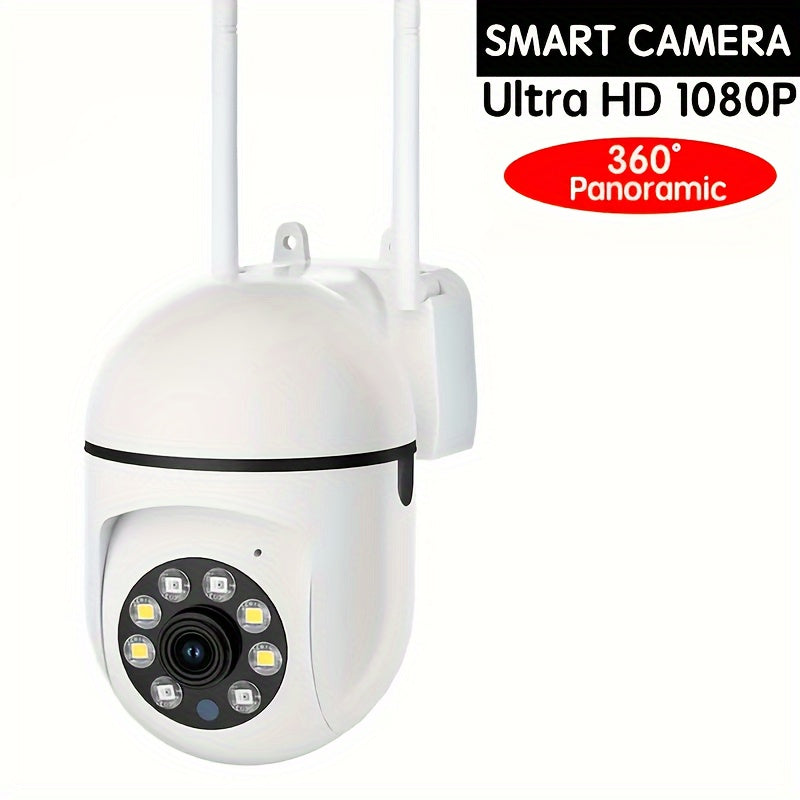1080P HD Indoor Security Camera with PTZ Auto-Tracking Motion Detection and Two-Way Audio